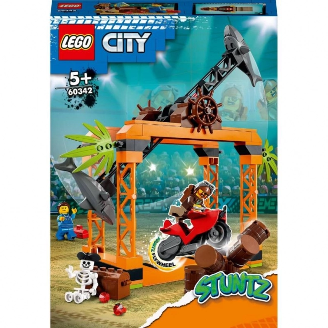 LEGO® City 60342 Izziv s kaskaderji sredi morskega psa