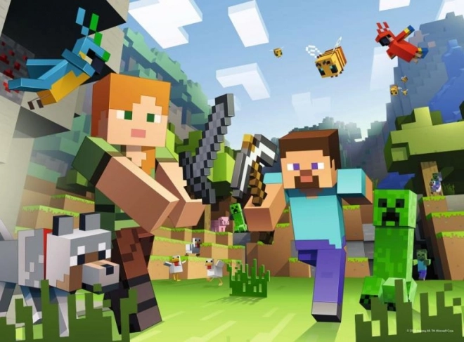 Uganka Minecraft 100 kosov