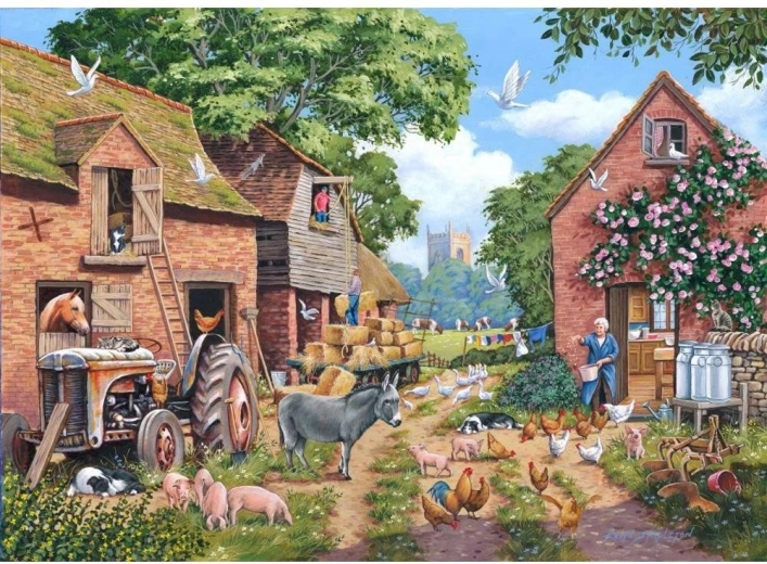 House of Puzzles Puzzle Osredotočeno na kmetijo 1000 koščkov