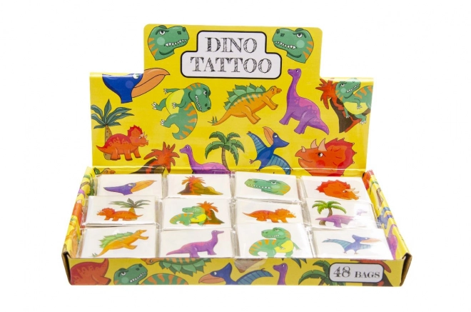 Tetovaže Dinosauri 12 kosov