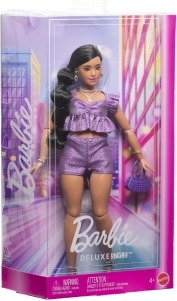 Barbie Deluxe Modelka - Vijolične Hlačke
