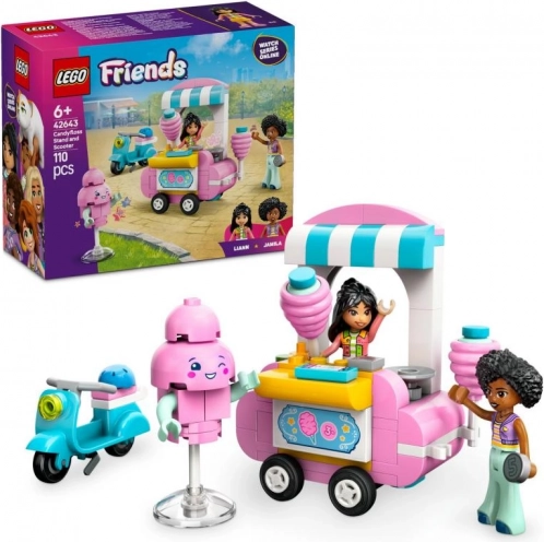 Lego Friends stojnice s sladkorno peno in skuterjem