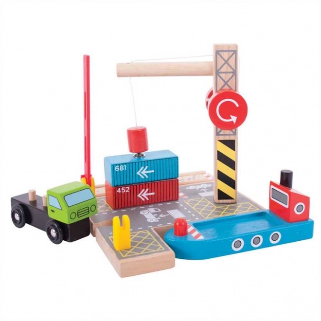 Bigjigs Rail Kontejnersko prekladišče