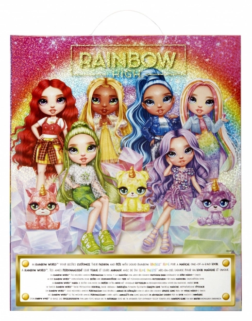 Rainbow High modna punčka z živalico - Jade Hunter