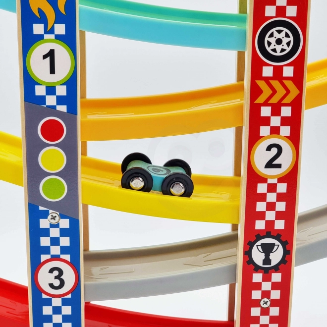 Tooky Toy Barvita tobogan za avtomobile