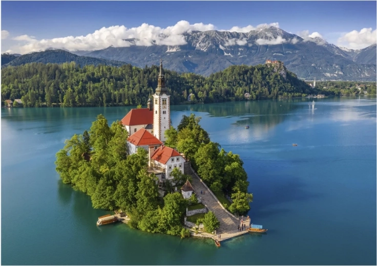 Sestavljanka Jezero Bled 500 koščkov