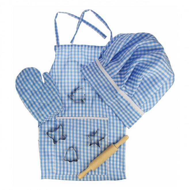Bigjigs Toys Modri set kuharja