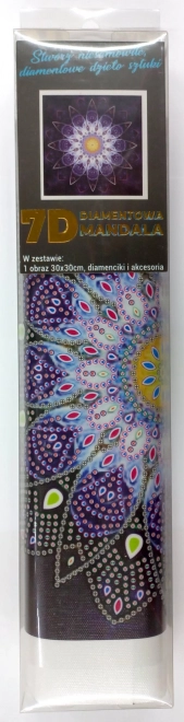 Norimpex Diamantové slikanje 7D Modra mandala 30x30cm