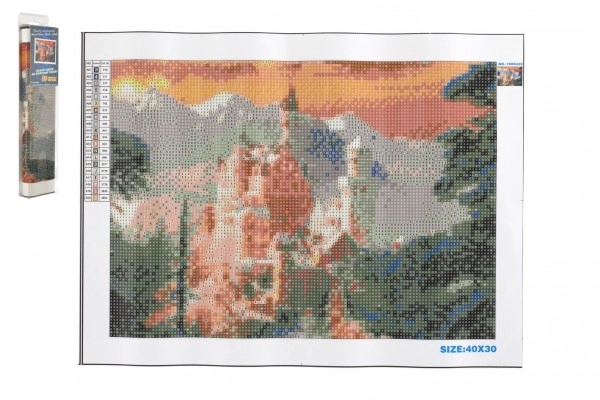 Set za diamantno slikanje - Neuschwanstein pozimi