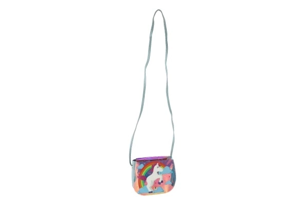 Torba/Mavrica samorog torbica plast 4 barve v vrečki 17x15x3cm