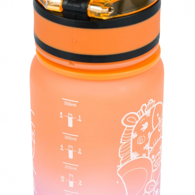 BAAGL Tritanova steklenica za pitje Gradient Živali 350 ml