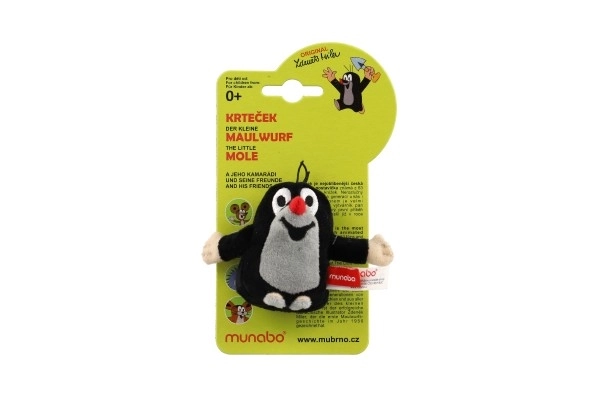 Plišasti lutkovni prst Krtek 8 cm