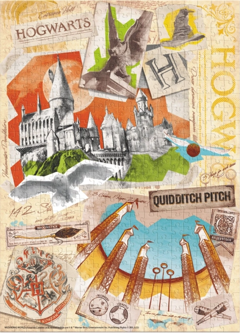 Uganka Harry Potter: Šola čarovništva v Bradavičarki 450 kosov
