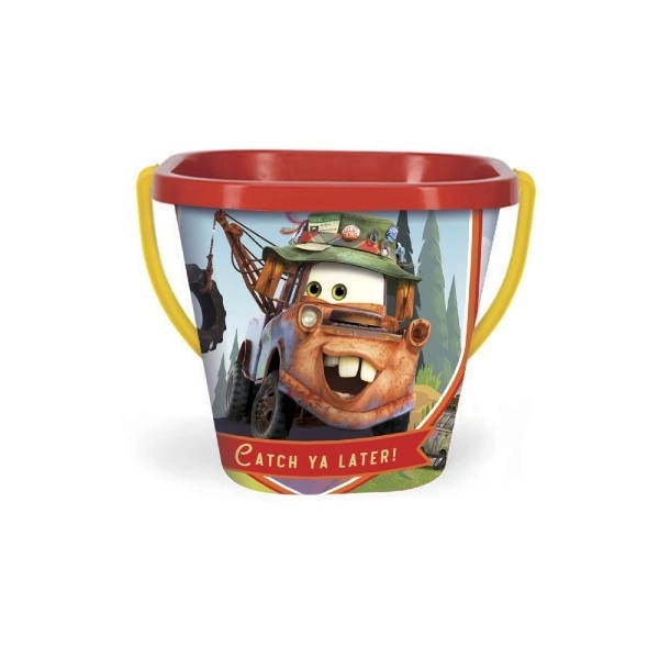 Kvadraten vedro Disney 2L plast mešanica vrst 19x17cm Wader