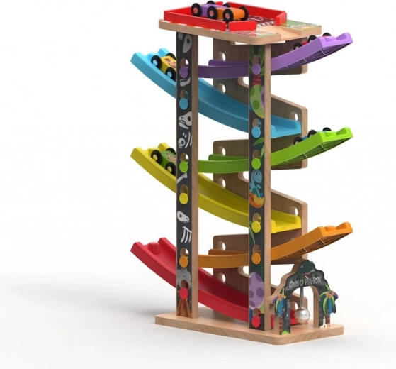 Hitra vožnja po 6 barvitih klancih