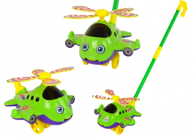 Zeleni Veseli Helikopter na Potisk