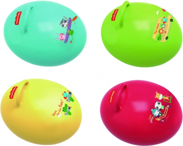 Fisher-Price poskočna žoga v obliki jajca