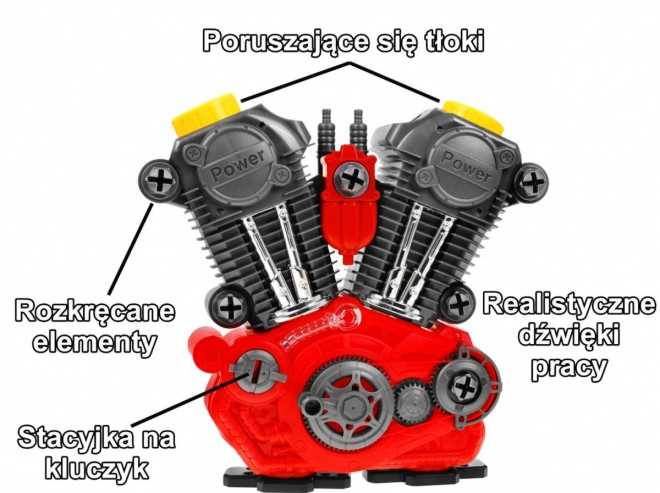 Otroški komplet za mehanike - motor za privijanje