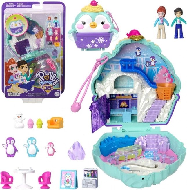 Polly Pocket Kompaktna ledena hiška s pingvini