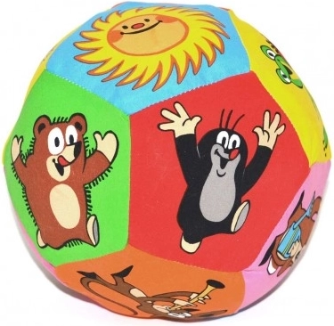 Tekstilna žoga s motivom Krteka 15 cm