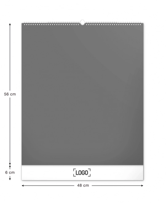 NOTIQUE Stenski koledar Paleta 2025, 48 x 56 cm