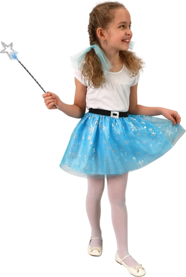 Otroško tutu krilo zimska princesa s snežinkami