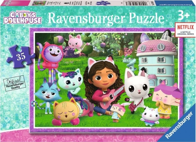Ravensburger sestavljanka Gabby mačji domek 35 kosov