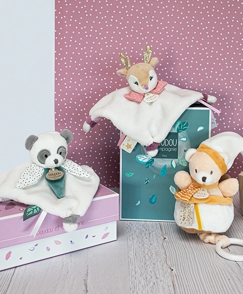 Doudou plišasta glasbena igrača 20 cm