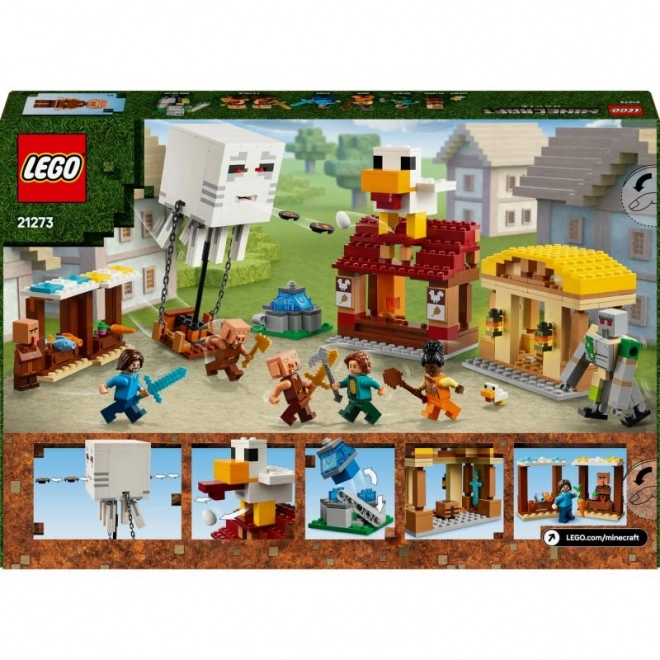 LEGO Minecraft 21273 Napad balonastega Ghasta na vas