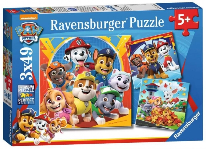 Ravensburger sestavljanka Tačja patrulja 3x49 kosov