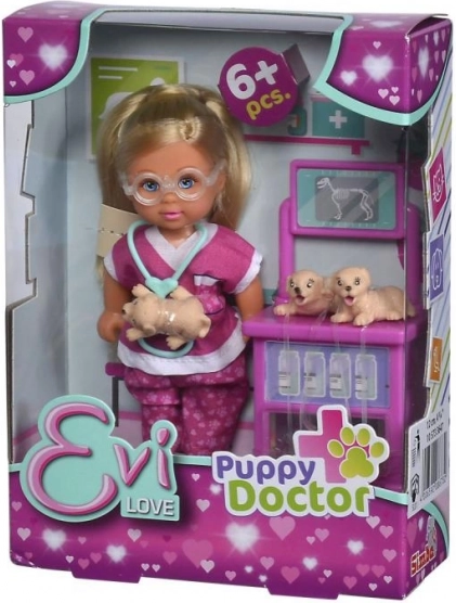 Punčka Evička veterinarka Puppy Doctor