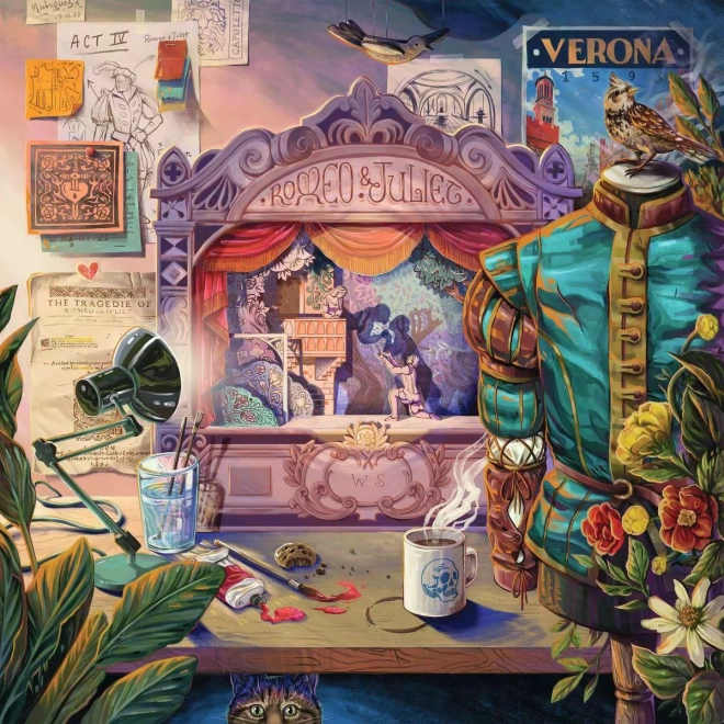 Kvadratne sestavljanke RAVENSBURGER Art & Soul: Romeo in Julija – 750 koščkov