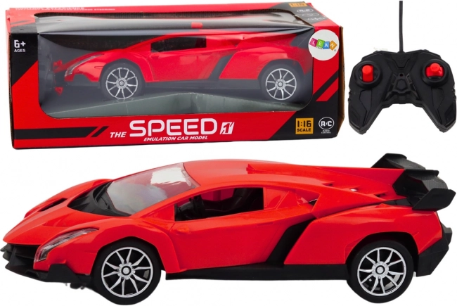 RC avto 1:16 rdeči športni voz na daljinsko upravljanje