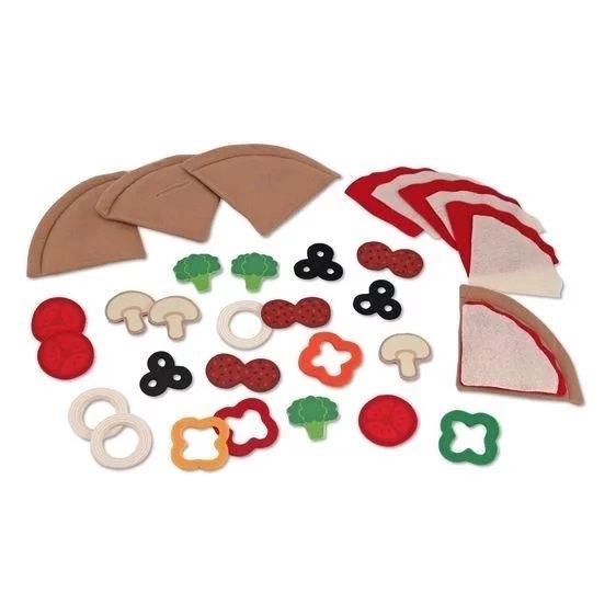 Pizza set iz klobučevine Melissa & Doug