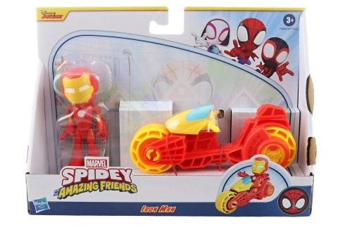 Marvel Spidey in njegovi prijatelji - Iron Man z motorjem