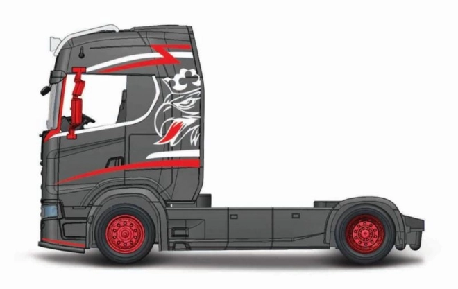 Bburago 1:43 Prevozniki Prilagojene Kabine Scania 770S – Siva