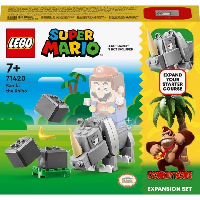 Nosorog Rambi - Razširitveni komplet LEGO Super Mario