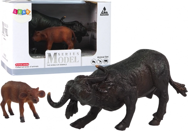 Figurice bivola in teleta – afriške živali za zoo