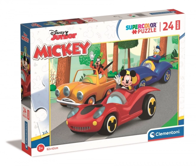 Clementoni sestavljanka Mickey na izletu maxi 24 kosov