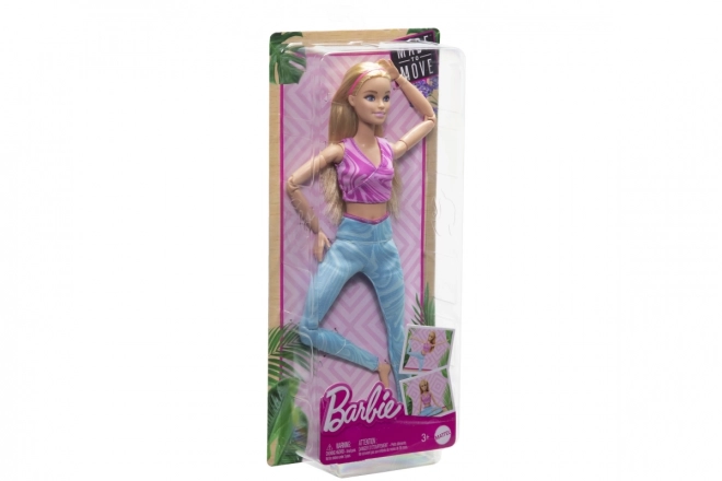 Barbie v gibanju - Blondinka z modrimi pajkicami HRH27