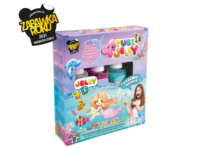 Komplet Tubi Jelly 3 barve - Morska deklica