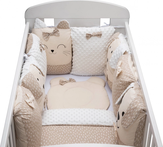 Komplet za posteljico Sleep Guardian 12-delni bež