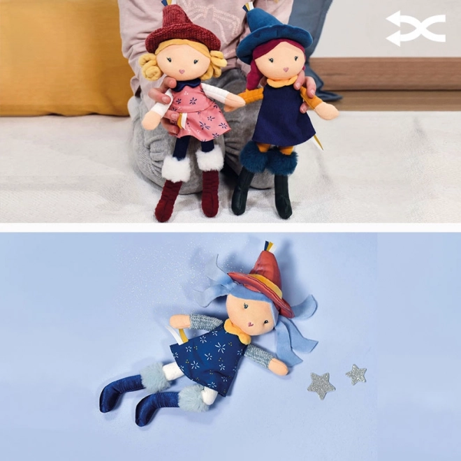 Doudou Jolijou Tkanine lutka čarovnice 24 cm