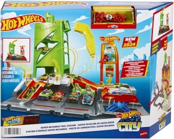 Hot Wheels Super Polnilna Postaja Set