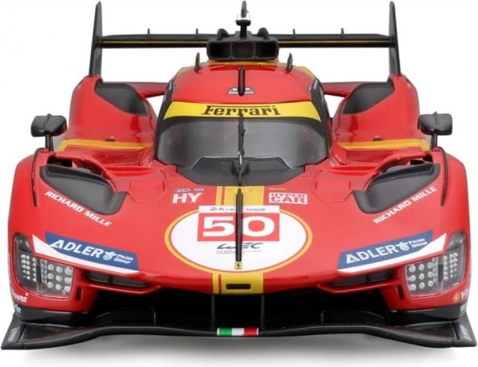 Kovinski model avtomobila BBURAGO 1:18 FERRARI 499P LMH rdeč #50