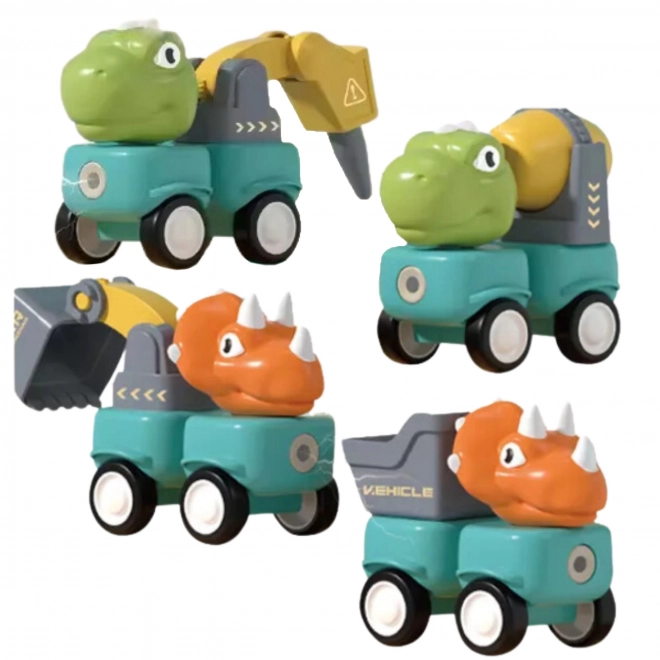 Woopie magnetske kocke dinozavri konstrukcijski set