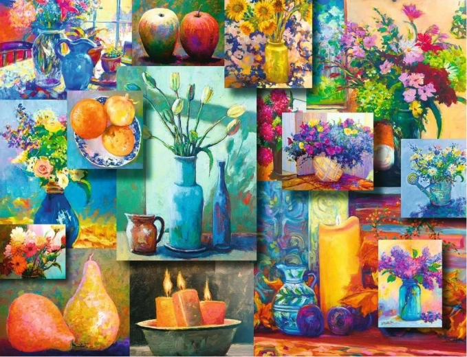 Ravensburger sestavljanka Tihožitje z lepoto 2000 koščkov