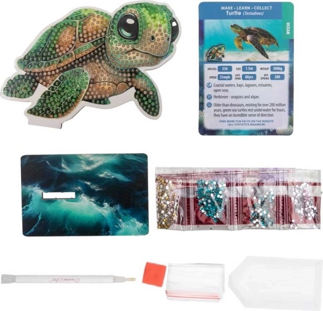 Diamantno slikanje Ocean: želva