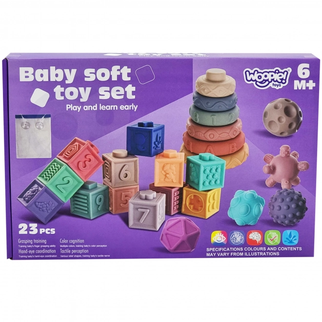 Woopie otroške senzorične kocke s štetjem