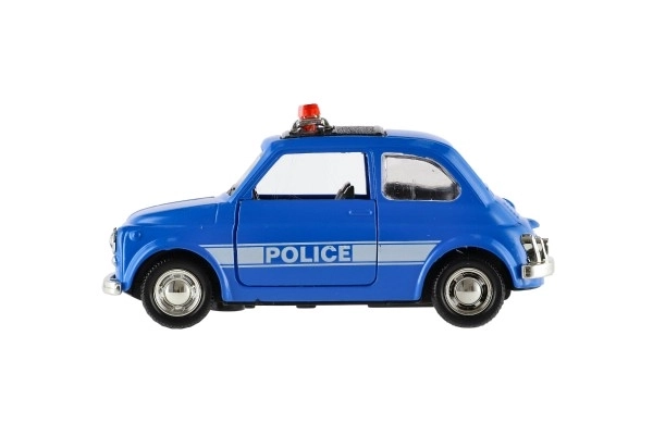 Samodejna policijska retro 11cm kovina/plast z vzvratnim navijanjem na baterije s svetlobo 4 vrste